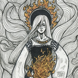 Образ к песне Мельницы "Огонь"