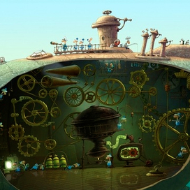 "In the land of submarines"