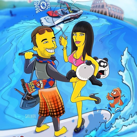 В стиле "СИМПСОНЫ"