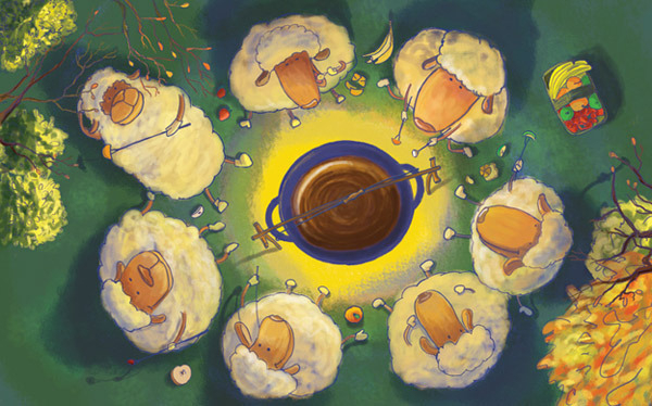 шоколадное фондю