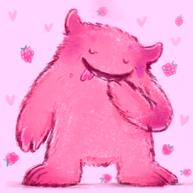 Малиновый монстр