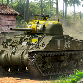 M4A4 Sherman ( box art for RFM)