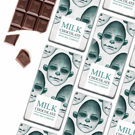 Иллюстрация для упаковки шоколада