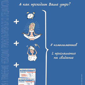 Реклама в журнале витаминов Компливит