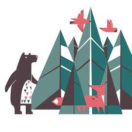 Звери в лесу