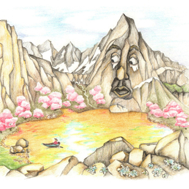 Золотое озеро (к сказке)