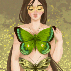 Butterfly girl