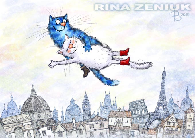 Фантазия "Мяу-диез-Шагал"