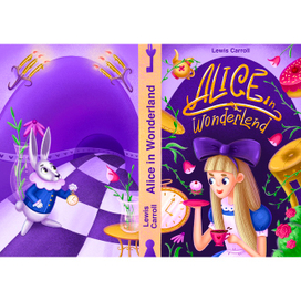 Обложка книги «Алиса в стране чудес»