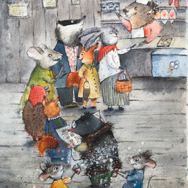 Иллюстрация к сказке Н. Козыревой «Пик и Крик»