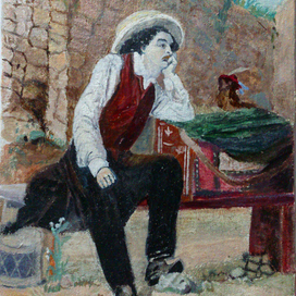 Копия картины В.Г. Перова "Шарманщик" 1863г. 