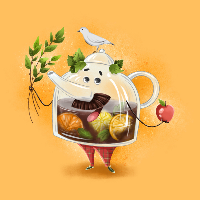 Бренд-персонаж для семейного кафе