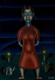 Девочка и пряники.