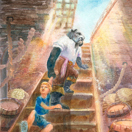 Иллюстрация к сказке Игоря Рыбакова
