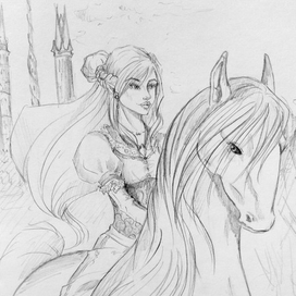 Иллюстрация к книге "Наследница драконов"