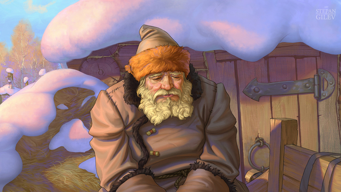 "Лисичка сестричка и серый волк" Иллюстрация к детской интерактивной книге