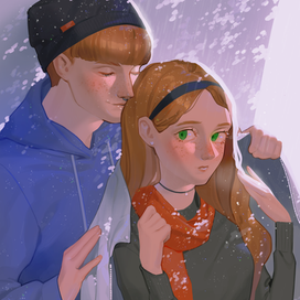 Поцелуй под омелой