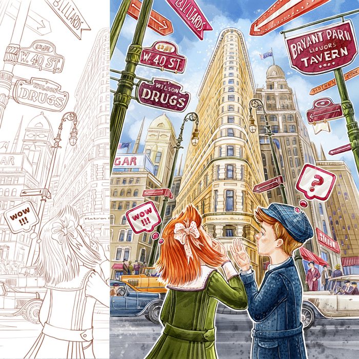 Диджитал под акварель