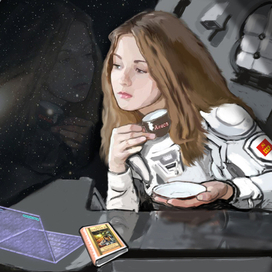 В далеком космосе