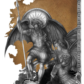 Иллюстрация для книги "Потерянный рай" Дж. Мильтона