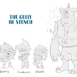 Gnomes and Ogre character design