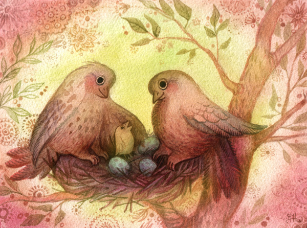 с новорожденным