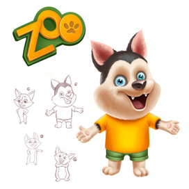 Маскот собака