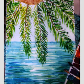 "Лето" - Акварель