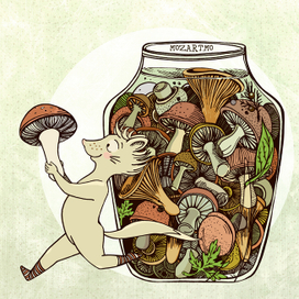 Грибной воришка