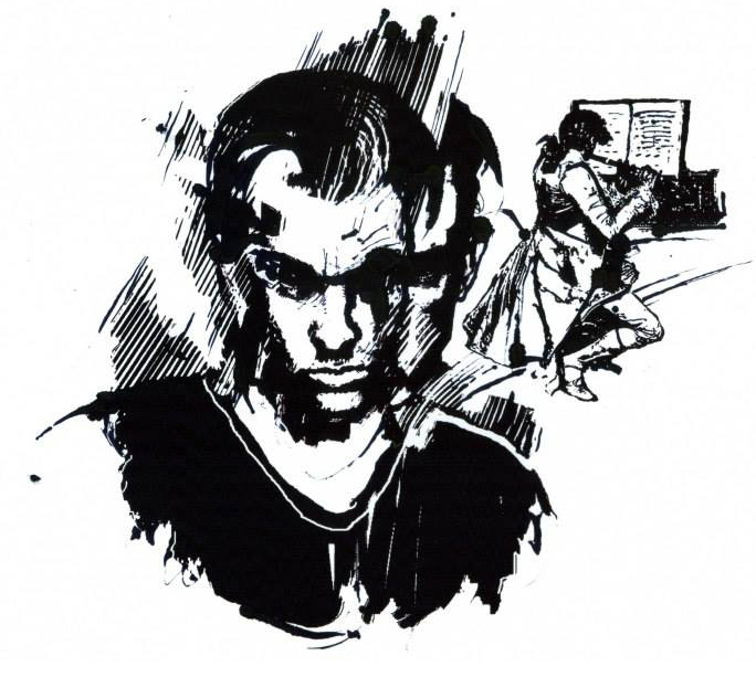 Fjodor Dostojewski. "Die Brüder Karamasow". Illustration.