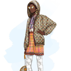 Девушка в куртке