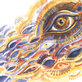 Иллюстрация к стихотворению А.С. Пушкина «Пророк».    