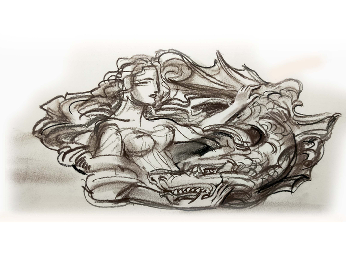 Дева и Дракон. Средневековая мифология