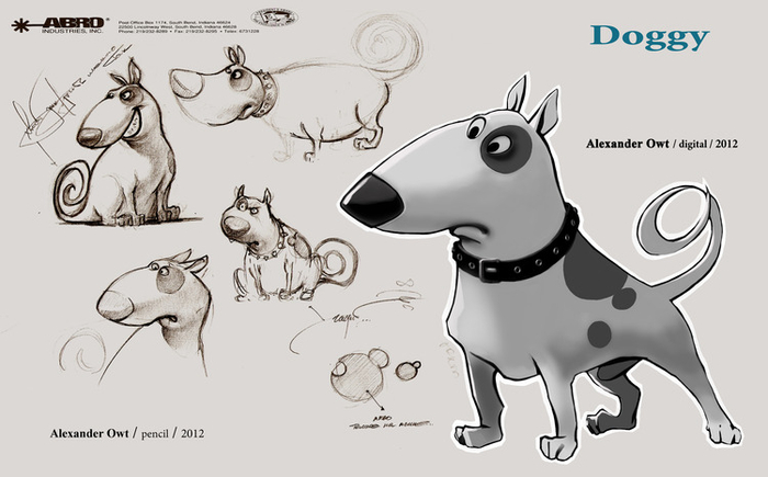 разработка персонажа....пса...