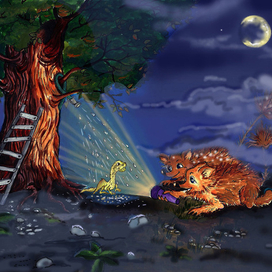 И вот чудо! приманили на искуственный дождь.Будем отмачивать!