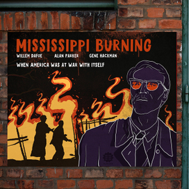 афиша фильма "миссисипи в огне"