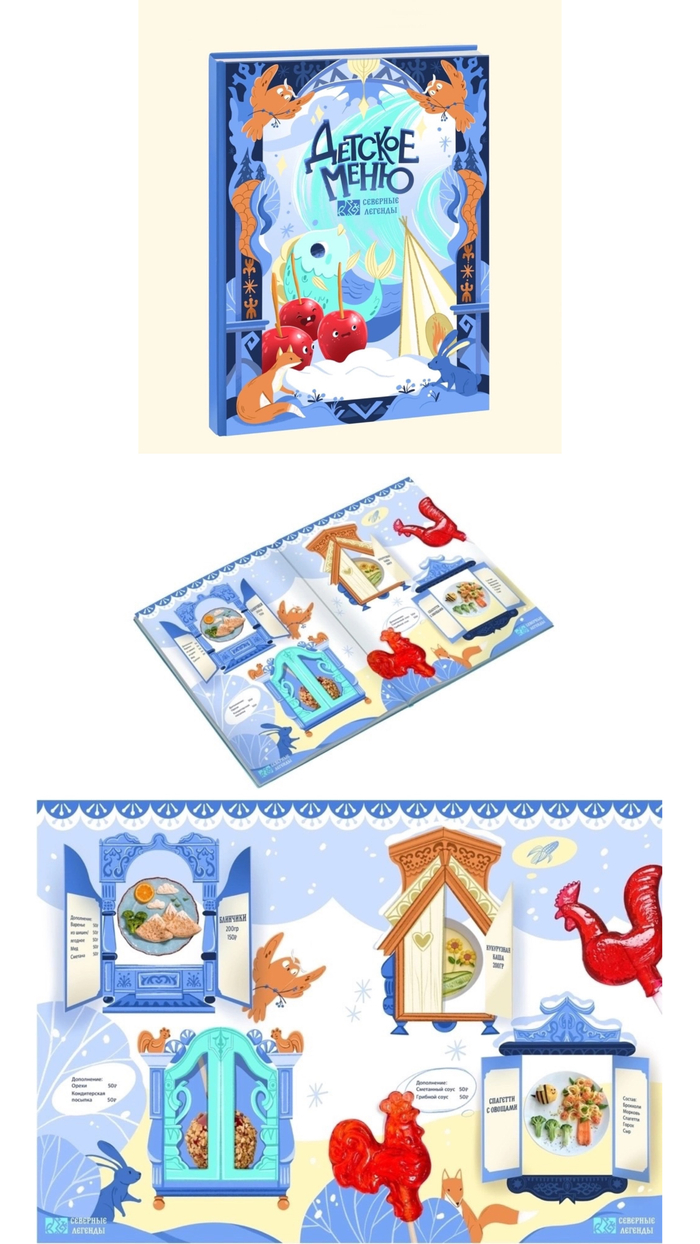 Обложка детского меню