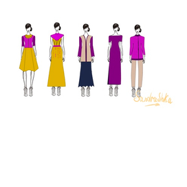 Технические эскизы коллекции 