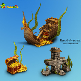 Предметы для Playrix - пираты