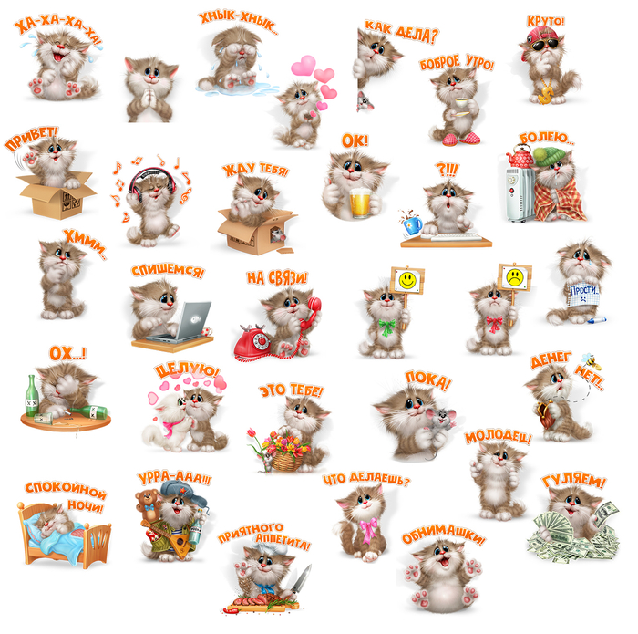 Стикеры для "Mail ru Group"