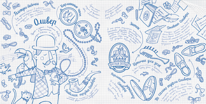 Разворот к сказке о распоясавшихся усах