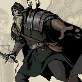 TS Набросок: Алхимик-ворон