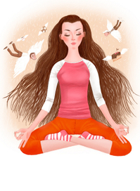 Маленький истории. Йога.