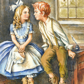 Поцелуй. Приключения Тома Сойера, Марк Твен.