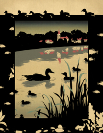 иллюстрация к сказке Х.К.Андерсена "Гадкий утенок"