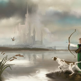 Лучница и пёрышко.