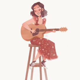 Гитара | Иллюстрация на заказ
