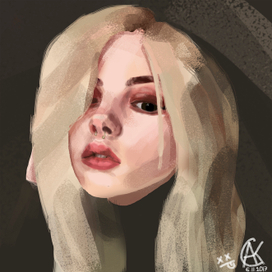 Портрет милой девушки. (по фото)