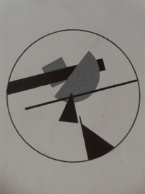 композиция в круге (супрематизм)