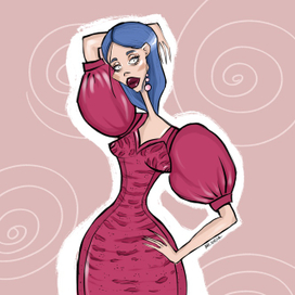 Иллюстрация девушки